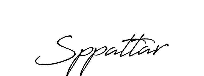 Also we have Sppattar name is the best signature style. Create professional handwritten signature collection using Antro_Vectra_Bolder autograph style. Sppattar signature style 7 images and pictures png