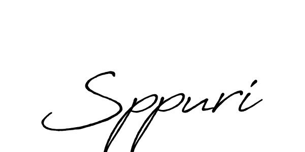 Antro_Vectra_Bolder is a professional signature style that is perfect for those who want to add a touch of class to their signature. It is also a great choice for those who want to make their signature more unique. Get Sppuri name to fancy signature for free. Sppuri signature style 7 images and pictures png