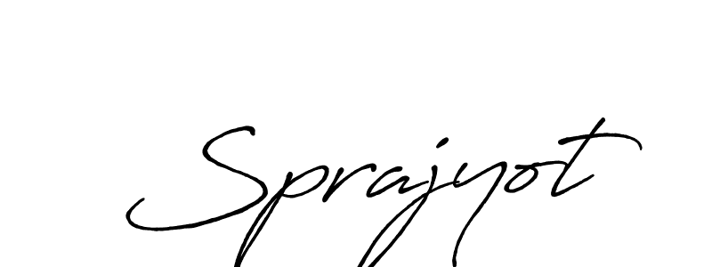 Similarly Antro_Vectra_Bolder is the best handwritten signature design. Signature creator online .You can use it as an online autograph creator for name Sprajyot. Sprajyot signature style 7 images and pictures png
