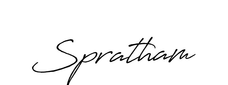 It looks lik you need a new signature style for name Spratham. Design unique handwritten (Antro_Vectra_Bolder) signature with our free signature maker in just a few clicks. Spratham signature style 7 images and pictures png