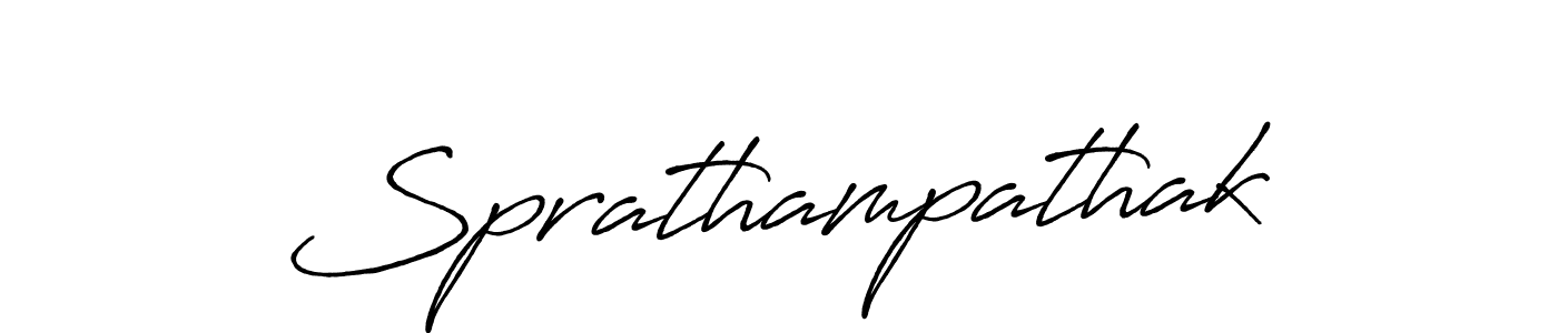 Use a signature maker to create a handwritten signature online. With this signature software, you can design (Antro_Vectra_Bolder) your own signature for name Sprathampathak. Sprathampathak signature style 7 images and pictures png