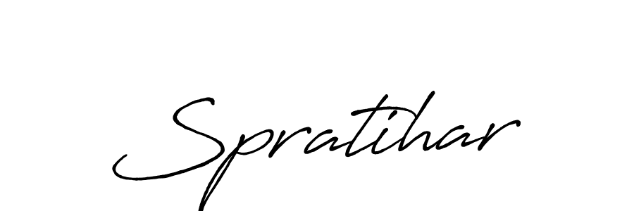 How to make Spratihar name signature. Use Antro_Vectra_Bolder style for creating short signs online. This is the latest handwritten sign. Spratihar signature style 7 images and pictures png