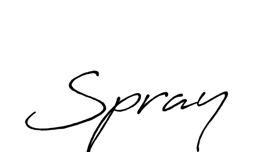 Design your own signature with our free online signature maker. With this signature software, you can create a handwritten (Antro_Vectra_Bolder) signature for name Spray. Spray signature style 7 images and pictures png