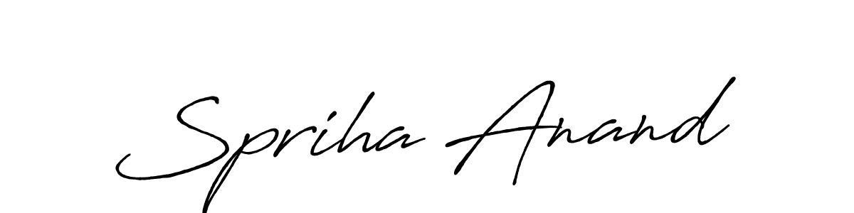 if you are searching for the best signature style for your name Spriha Anand. so please give up your signature search. here we have designed multiple signature styles  using Antro_Vectra_Bolder. Spriha Anand signature style 7 images and pictures png