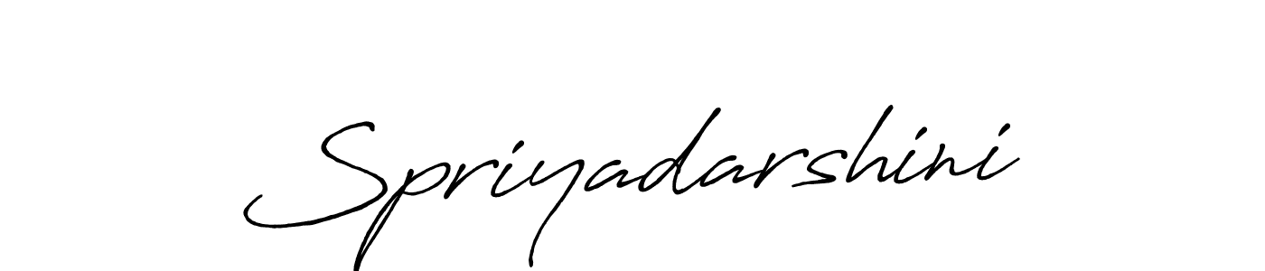 It looks lik you need a new signature style for name Spriyadarshini. Design unique handwritten (Antro_Vectra_Bolder) signature with our free signature maker in just a few clicks. Spriyadarshini signature style 7 images and pictures png
