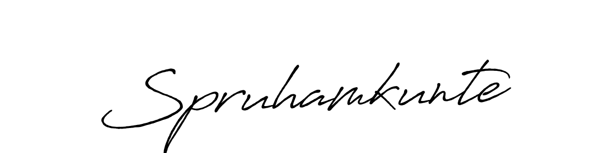 How to Draw Spruhamkunte signature style? Antro_Vectra_Bolder is a latest design signature styles for name Spruhamkunte. Spruhamkunte signature style 7 images and pictures png