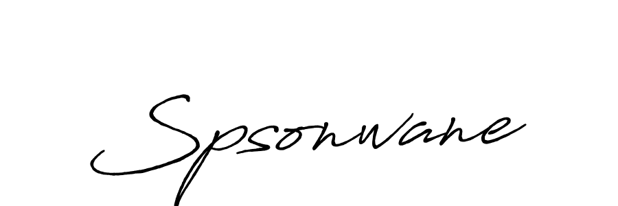 Once you've used our free online signature maker to create your best signature Antro_Vectra_Bolder style, it's time to enjoy all of the benefits that Spsonwane name signing documents. Spsonwane signature style 7 images and pictures png