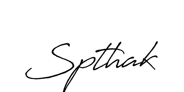 It looks lik you need a new signature style for name Spthak. Design unique handwritten (Antro_Vectra_Bolder) signature with our free signature maker in just a few clicks. Spthak signature style 7 images and pictures png