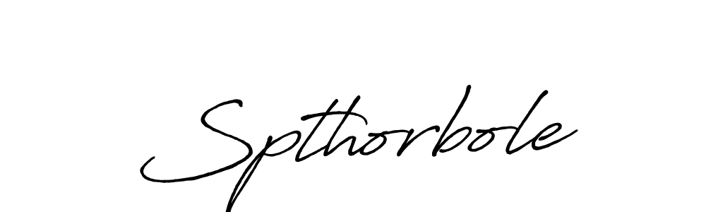 Make a beautiful signature design for name Spthorbole. With this signature (Antro_Vectra_Bolder) style, you can create a handwritten signature for free. Spthorbole signature style 7 images and pictures png