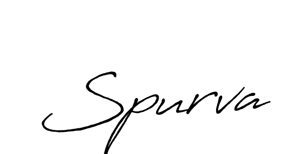 Design your own signature with our free online signature maker. With this signature software, you can create a handwritten (Antro_Vectra_Bolder) signature for name Spurva. Spurva signature style 7 images and pictures png