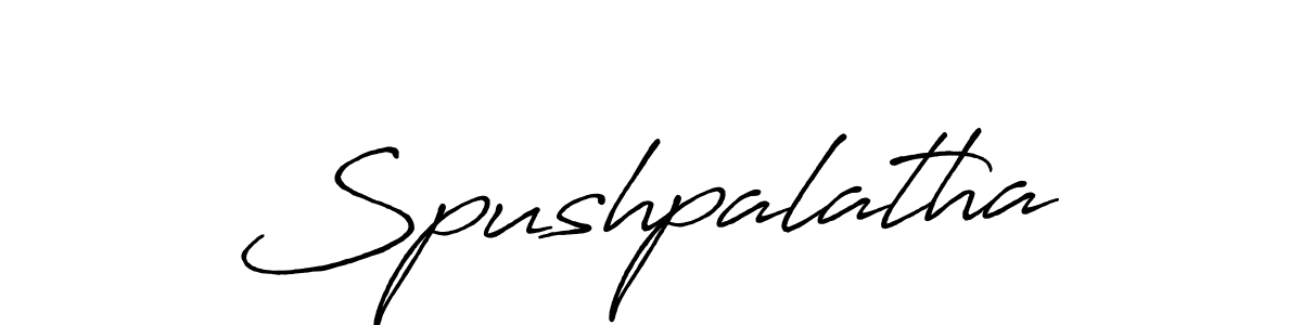 It looks lik you need a new signature style for name Spushpalatha. Design unique handwritten (Antro_Vectra_Bolder) signature with our free signature maker in just a few clicks. Spushpalatha signature style 7 images and pictures png