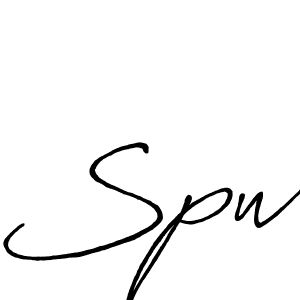 It looks lik you need a new signature style for name Spw. Design unique handwritten (Antro_Vectra_Bolder) signature with our free signature maker in just a few clicks. Spw signature style 7 images and pictures png