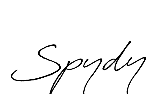 Also we have Spydy name is the best signature style. Create professional handwritten signature collection using Antro_Vectra_Bolder autograph style. Spydy signature style 7 images and pictures png