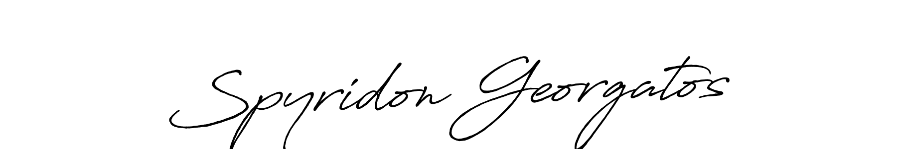 Also You can easily find your signature by using the search form. We will create Spyridon Georgatos name handwritten signature images for you free of cost using Antro_Vectra_Bolder sign style. Spyridon Georgatos signature style 7 images and pictures png