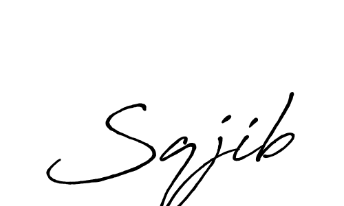 Design your own signature with our free online signature maker. With this signature software, you can create a handwritten (Antro_Vectra_Bolder) signature for name Sqjib. Sqjib signature style 7 images and pictures png