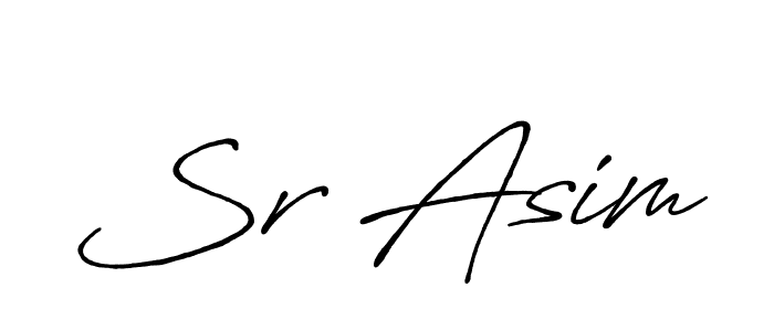 You can use this online signature creator to create a handwritten signature for the name Sr Asim. This is the best online autograph maker. Sr Asim signature style 7 images and pictures png