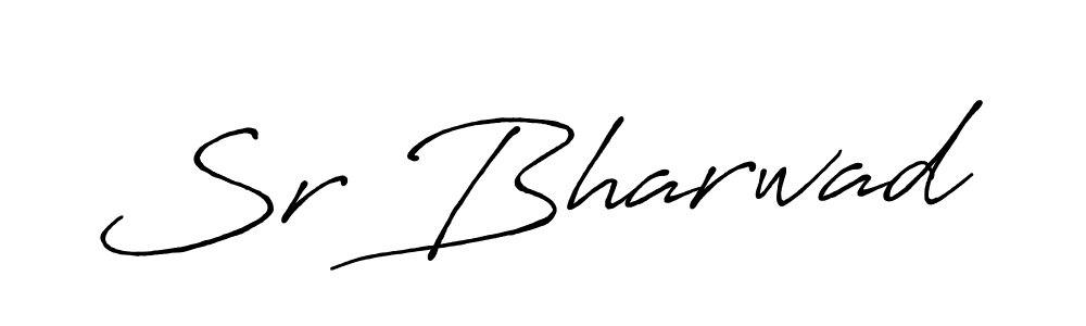 How to make Sr Bharwad signature? Antro_Vectra_Bolder is a professional autograph style. Create handwritten signature for Sr Bharwad name. Sr Bharwad signature style 7 images and pictures png