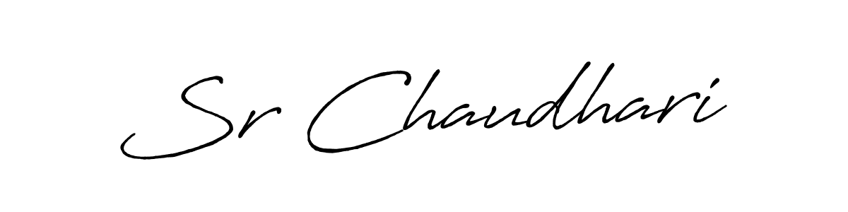 This is the best signature style for the Sr Chaudhari name. Also you like these signature font (Antro_Vectra_Bolder). Mix name signature. Sr Chaudhari signature style 7 images and pictures png