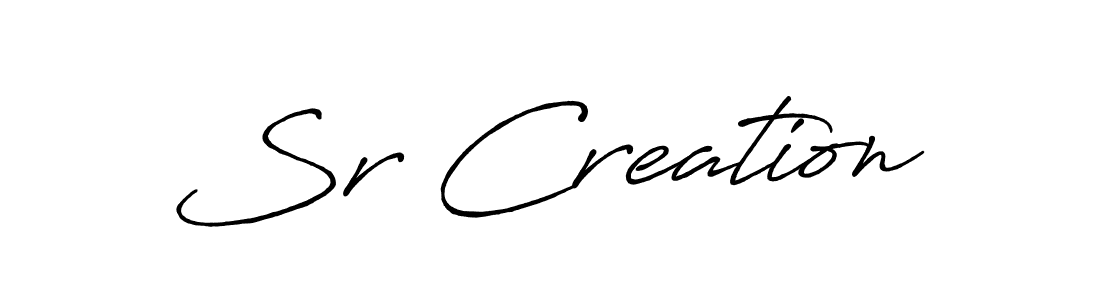 Similarly Antro_Vectra_Bolder is the best handwritten signature design. Signature creator online .You can use it as an online autograph creator for name Sr Creation. Sr Creation signature style 7 images and pictures png