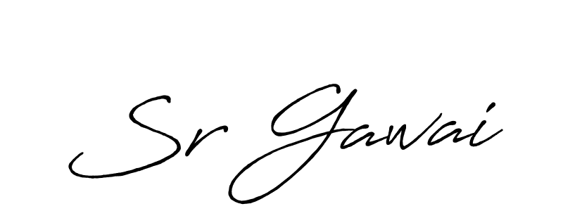 It looks lik you need a new signature style for name Sr Gawai. Design unique handwritten (Antro_Vectra_Bolder) signature with our free signature maker in just a few clicks. Sr Gawai signature style 7 images and pictures png