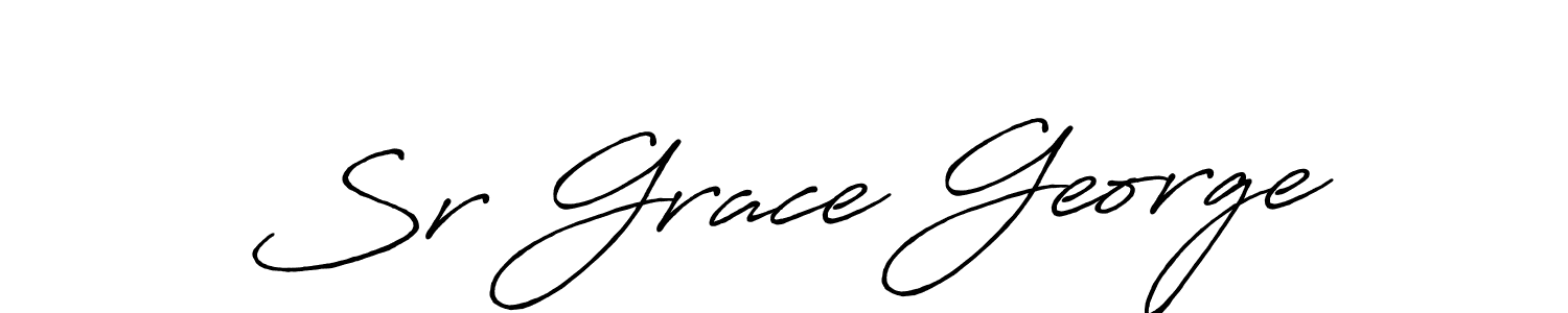 Design your own signature with our free online signature maker. With this signature software, you can create a handwritten (Antro_Vectra_Bolder) signature for name Sr Grace George. Sr Grace George signature style 7 images and pictures png