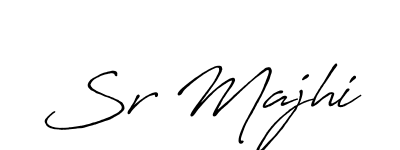 How to Draw Sr Majhi signature style? Antro_Vectra_Bolder is a latest design signature styles for name Sr Majhi. Sr Majhi signature style 7 images and pictures png