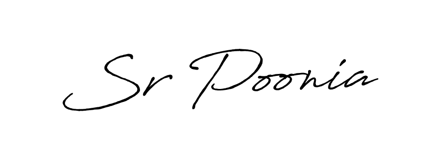 The best way (Antro_Vectra_Bolder) to make a short signature is to pick only two or three words in your name. The name Sr Poonia include a total of six letters. For converting this name. Sr Poonia signature style 7 images and pictures png