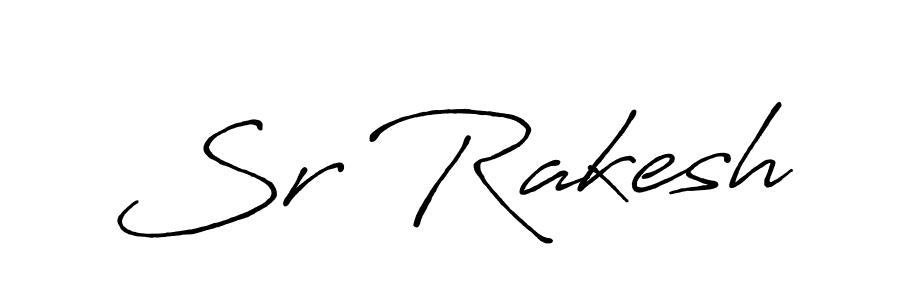 Also we have Sr Rakesh name is the best signature style. Create professional handwritten signature collection using Antro_Vectra_Bolder autograph style. Sr Rakesh signature style 7 images and pictures png