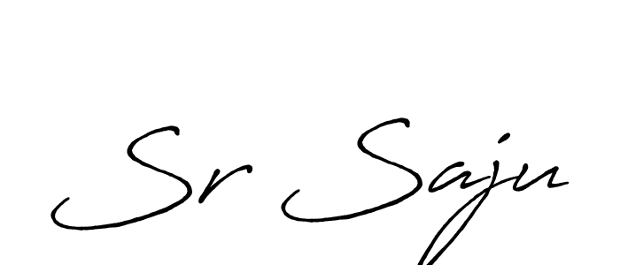 Similarly Antro_Vectra_Bolder is the best handwritten signature design. Signature creator online .You can use it as an online autograph creator for name Sr Saju. Sr Saju signature style 7 images and pictures png