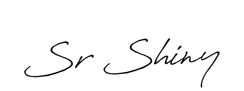 Also we have Sr Shiny name is the best signature style. Create professional handwritten signature collection using Antro_Vectra_Bolder autograph style. Sr Shiny signature style 7 images and pictures png