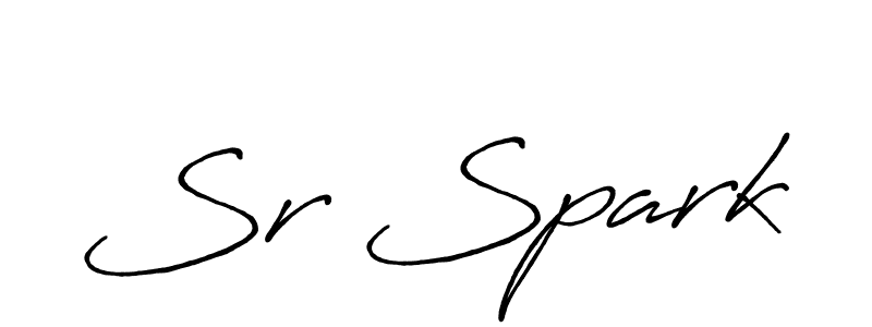 Once you've used our free online signature maker to create your best signature Antro_Vectra_Bolder style, it's time to enjoy all of the benefits that Sr Spark name signing documents. Sr Spark signature style 7 images and pictures png