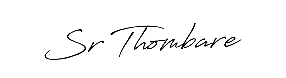 How to make Sr Thombare signature? Antro_Vectra_Bolder is a professional autograph style. Create handwritten signature for Sr Thombare name. Sr Thombare signature style 7 images and pictures png