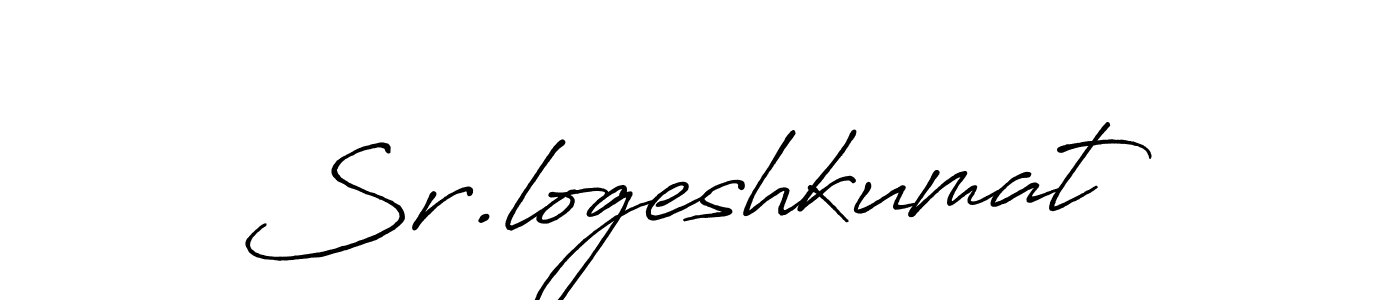 The best way (Antro_Vectra_Bolder) to make a short signature is to pick only two or three words in your name. The name Sr.logeshkumat include a total of six letters. For converting this name. Sr.logeshkumat signature style 7 images and pictures png
