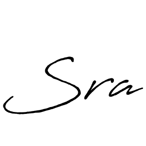Design your own signature with our free online signature maker. With this signature software, you can create a handwritten (Antro_Vectra_Bolder) signature for name Sra. Sra signature style 7 images and pictures png