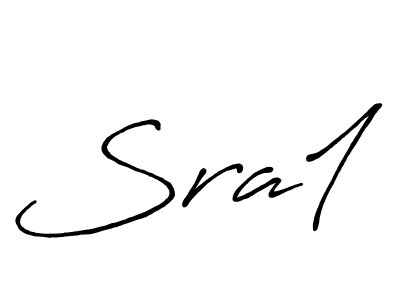 How to make Sra1 signature? Antro_Vectra_Bolder is a professional autograph style. Create handwritten signature for Sra1 name. Sra1 signature style 7 images and pictures png