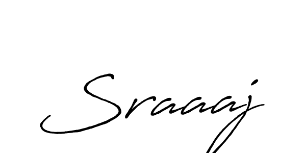 Make a beautiful signature design for name Sraaaj. With this signature (Antro_Vectra_Bolder) style, you can create a handwritten signature for free. Sraaaj signature style 7 images and pictures png