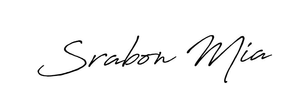Make a short Srabon Mia signature style. Manage your documents anywhere anytime using Antro_Vectra_Bolder. Create and add eSignatures, submit forms, share and send files easily. Srabon Mia signature style 7 images and pictures png