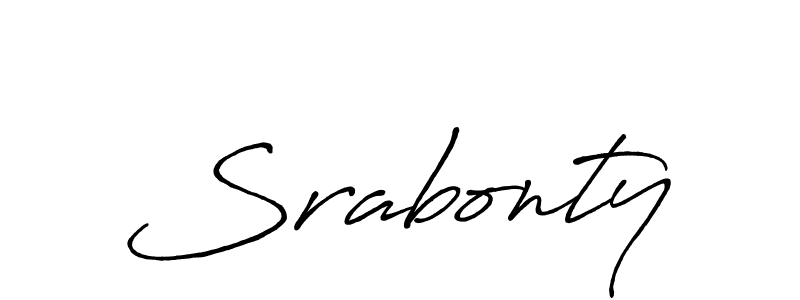if you are searching for the best signature style for your name Srabonty. so please give up your signature search. here we have designed multiple signature styles  using Antro_Vectra_Bolder. Srabonty signature style 7 images and pictures png