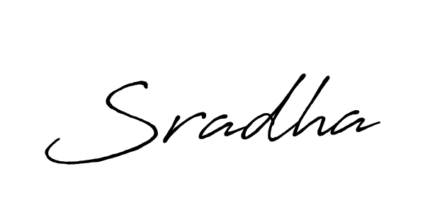 How to make Sradha name signature. Use Antro_Vectra_Bolder style for creating short signs online. This is the latest handwritten sign. Sradha signature style 7 images and pictures png