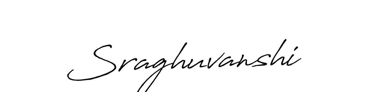 Use a signature maker to create a handwritten signature online. With this signature software, you can design (Antro_Vectra_Bolder) your own signature for name Sraghuvanshi. Sraghuvanshi signature style 7 images and pictures png