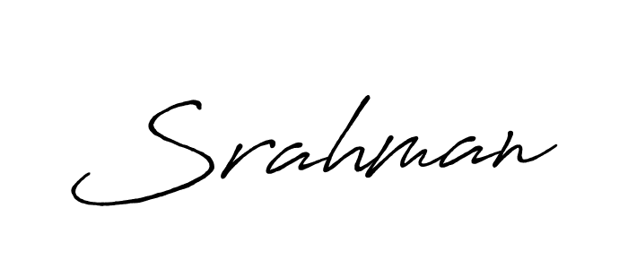 Also You can easily find your signature by using the search form. We will create Srahman name handwritten signature images for you free of cost using Antro_Vectra_Bolder sign style. Srahman signature style 7 images and pictures png