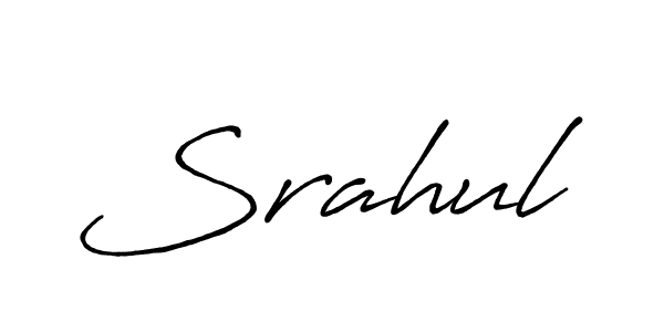 Make a beautiful signature design for name Srahul. Use this online signature maker to create a handwritten signature for free. Srahul signature style 7 images and pictures png