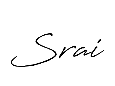 How to make Srai name signature. Use Antro_Vectra_Bolder style for creating short signs online. This is the latest handwritten sign. Srai signature style 7 images and pictures png