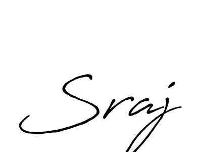 Use a signature maker to create a handwritten signature online. With this signature software, you can design (Antro_Vectra_Bolder) your own signature for name Sraj. Sraj signature style 7 images and pictures png