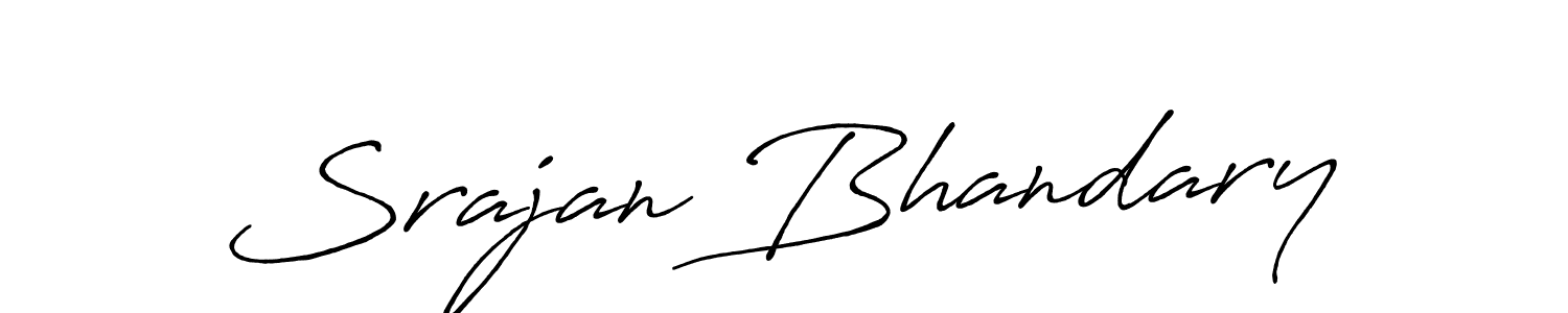 Here are the top 10 professional signature styles for the name Srajan Bhandary. These are the best autograph styles you can use for your name. Srajan Bhandary signature style 7 images and pictures png