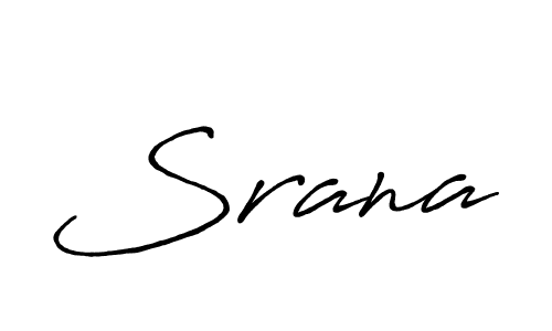 Design your own signature with our free online signature maker. With this signature software, you can create a handwritten (Antro_Vectra_Bolder) signature for name Srana. Srana signature style 7 images and pictures png