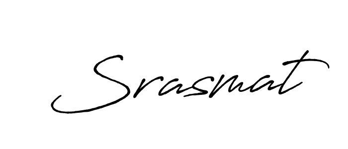 How to make Srasmat signature? Antro_Vectra_Bolder is a professional autograph style. Create handwritten signature for Srasmat name. Srasmat signature style 7 images and pictures png