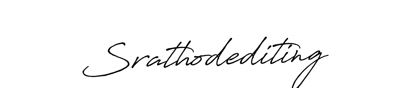 if you are searching for the best signature style for your name Srathodediting. so please give up your signature search. here we have designed multiple signature styles  using Antro_Vectra_Bolder. Srathodediting signature style 7 images and pictures png