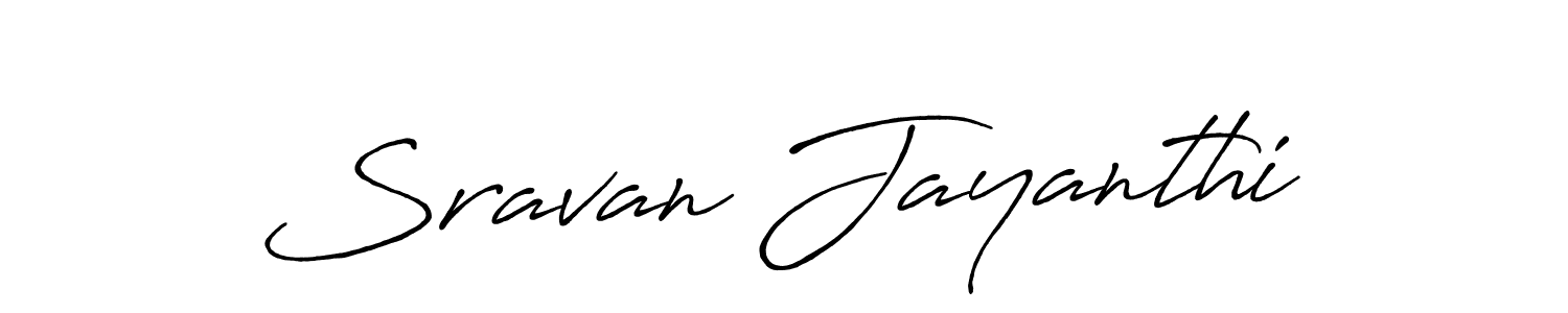 Make a short Sravan Jayanthi signature style. Manage your documents anywhere anytime using Antro_Vectra_Bolder. Create and add eSignatures, submit forms, share and send files easily. Sravan Jayanthi signature style 7 images and pictures png
