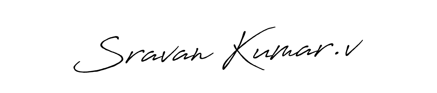 How to Draw Sravan Kumar.v signature style? Antro_Vectra_Bolder is a latest design signature styles for name Sravan Kumar.v. Sravan Kumar.v signature style 7 images and pictures png